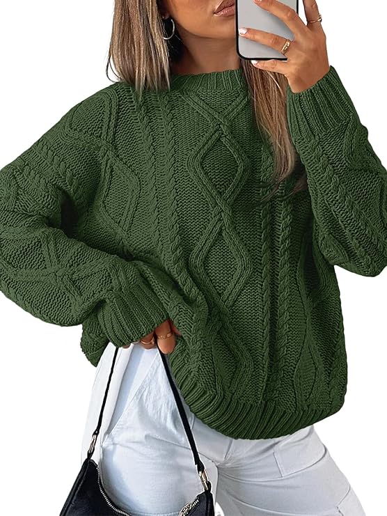 Women's Oversized Cable Knit Sweaters