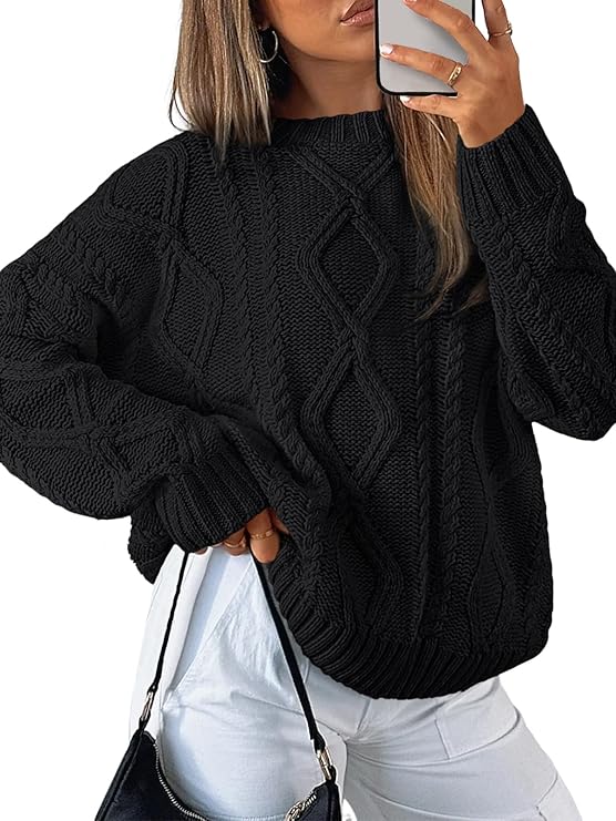 Women's Oversized Cable Knit Sweaters