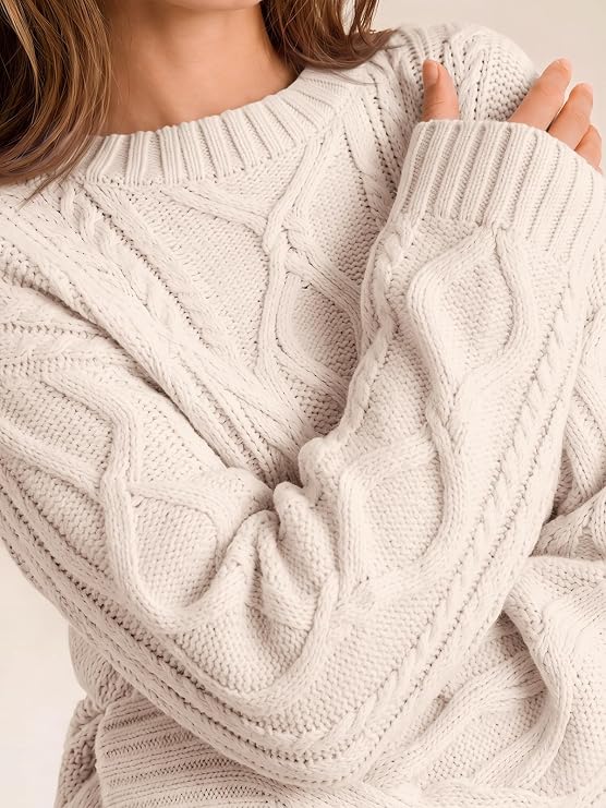 Women's Oversized Cable Knit Sweaters