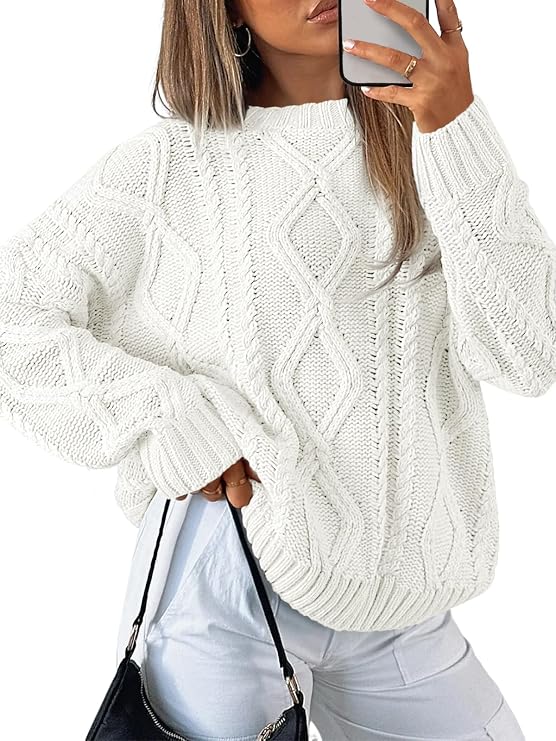 Women's Oversized Cable Knit Sweaters